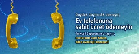 Turkcell Superonline Telefon Kampanyası