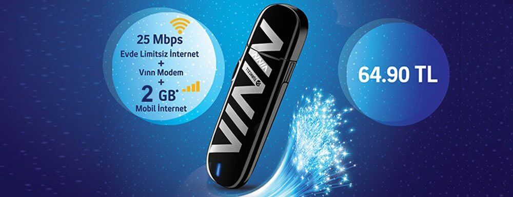 Cep telefonundan internet ve evden internet kampanyası